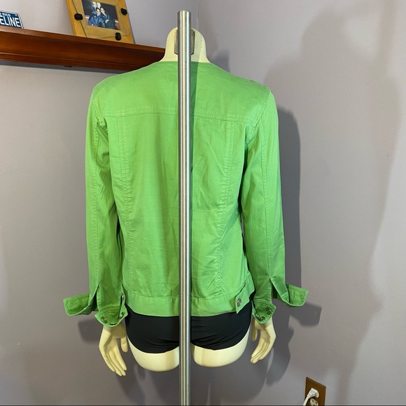 Charter Club Collarless Spring Jacket - Picture 3 of 13